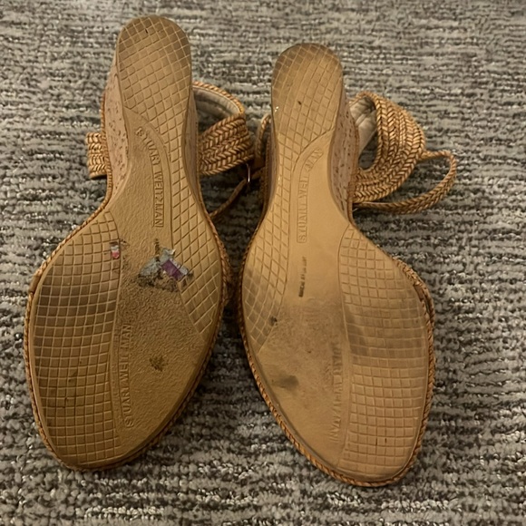 Stuart Weitzman cork wedge sandals - Picture 3 of 6